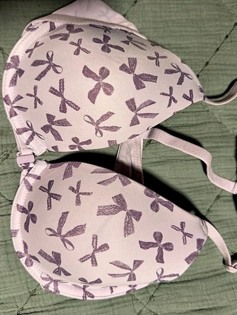 PINK racer back front closer bra Purple Size 32C
